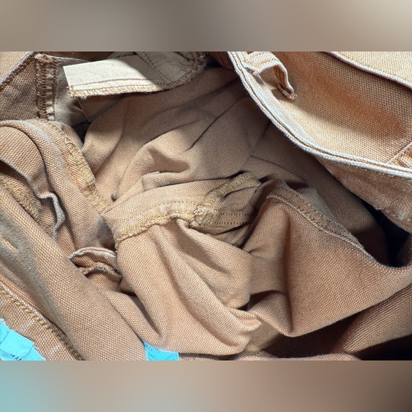 Madewell Curvy Slim Emmet Wide Leg Crop Nutmeg Burnt Orange Pants Size 31 - Picture 13 of 16